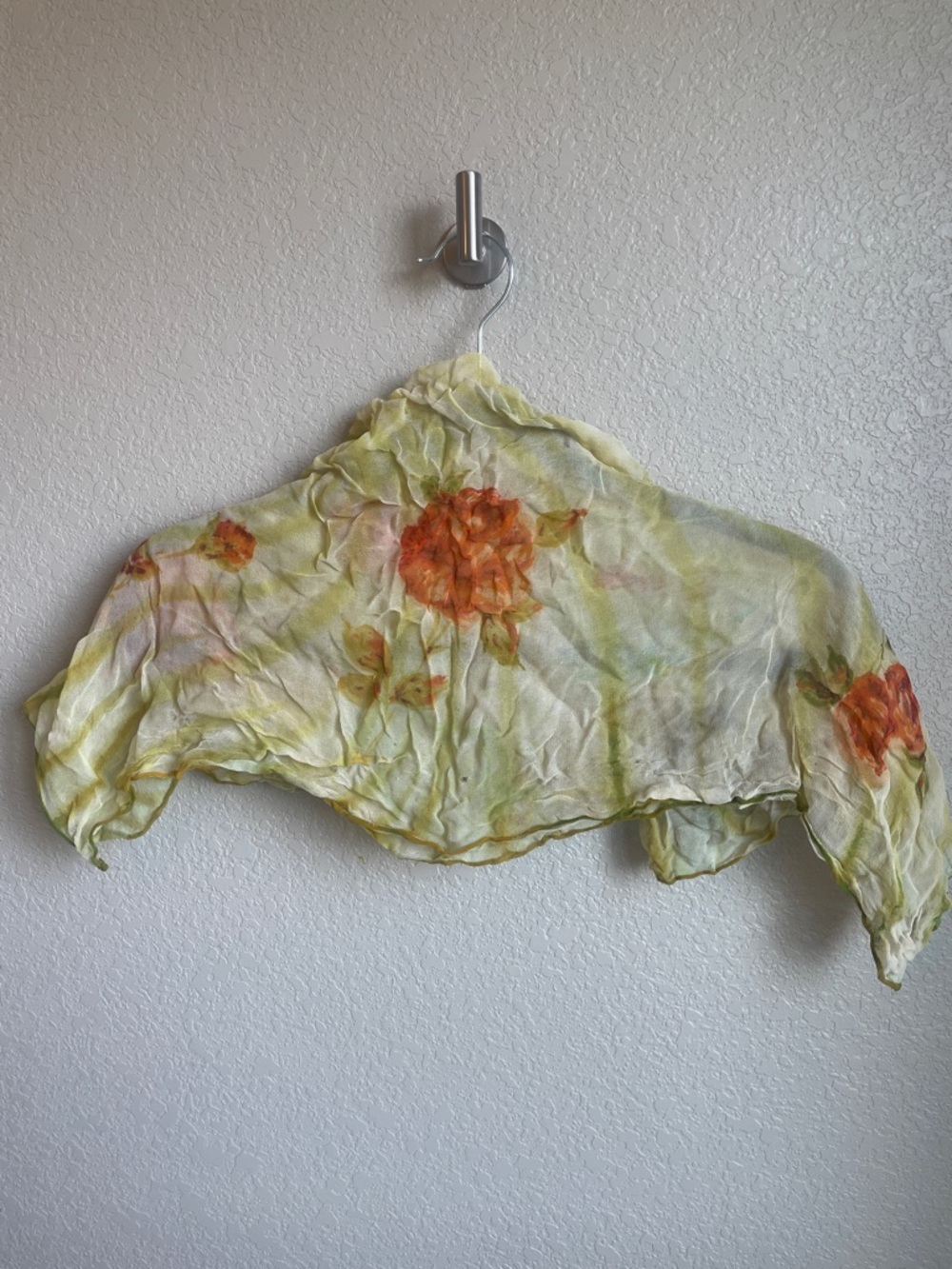 Square Floral Scarf